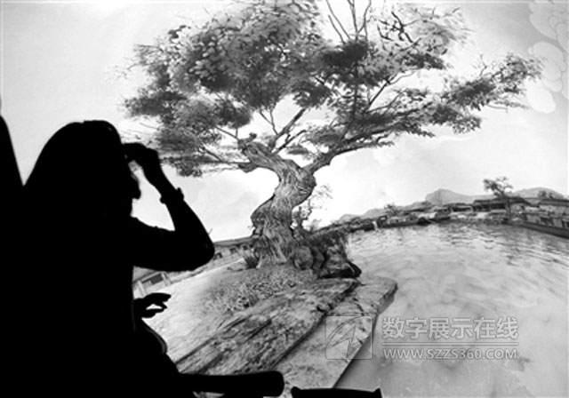 故宮博物院推出高科技互動(dòng)藝術(shù)展演《清明上河圖3.0》