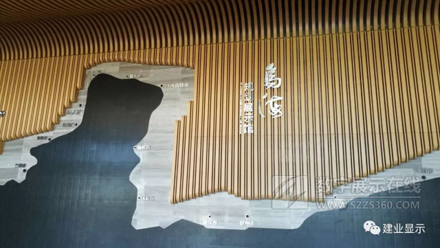 18臺(tái)麗訊RU3562M激光投影機(jī)打造內(nèi)蒙古烏海城市規(guī)劃展示館3DGIS數(shù)字沙盤(pán)