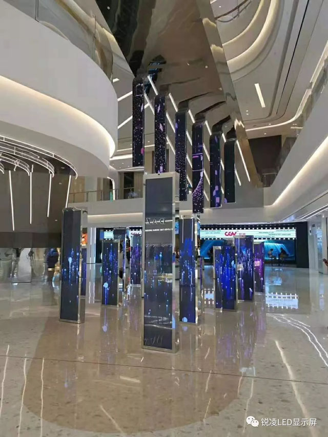 銳凌創(chuàng)意LED顯示屏閃耀深圳中心.天元